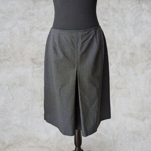 Women's Eddie Bauer Gray Pleated Stretch Pencil Skirt Size 8